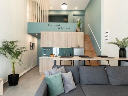 Двохрівнева 1-кімнатна квартира Киев