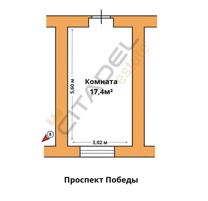 Продам или обменяю комнату в общежитии, Чернигов, Сиверский - фото 1