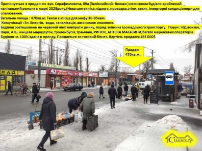 500кв.м. Червона лінія авт. опалення з орендарем Кривой Рог