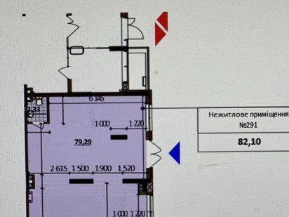 Комерційне приміщення 82,1м ЖК Варшавський 3 Киев