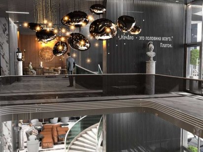 Помещение в бизнес центре в Аркадии. 1O14 