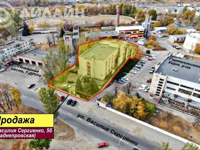 Добротное здание для бизнеса на Бабурке Запорожье