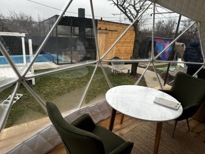 Геокупол в центрі міста Запоріжжя