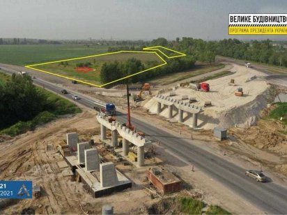 Продажа участка фасад трассы Бердичев Житомир Бердичів