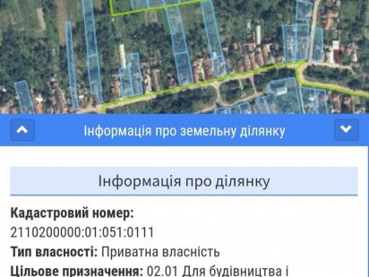 Земельна ділянка під забудову