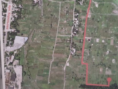 Продається приватизована земельна ділянка 0.0830 га Житомирський район Бердичів