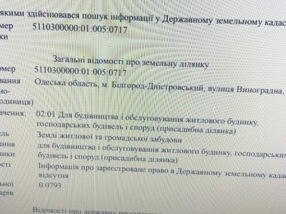 Земельный участок, дом под снос. Белгород-Днестровский