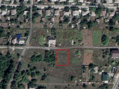 Ділянка в Романкове Каменское