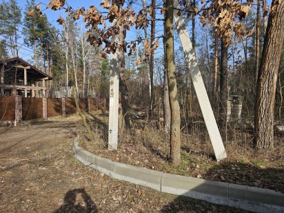 Земельна ділянка 8км від Києва з лісом Вишгород