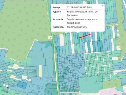Ділянка в Гостомелі, 0,52 га. Гостомель
