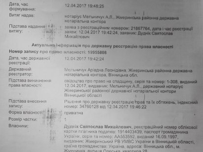 Продаж земельної ділянки (пай) Жмеринка