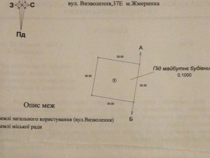 Продам земельну ділянку Жмеринка