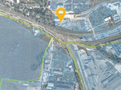 Участок возле Черноморского порта с ж/д веткой Чорноморськ