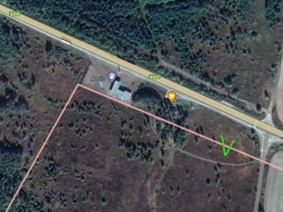 Продам земельну ділянку вздовж траси  Київ- Ковель Малин