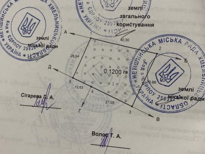 Продам земельну ділянку Нетешин