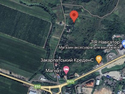 Земельна ділянка біля поста ГАІ Мукачево Мукачево