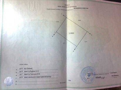 Земельна ділянка під будівництво Славута