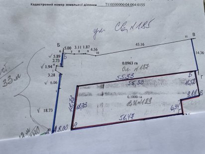 Продам земельну ділянку Смела
