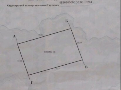 Продаж земельної ділянки.