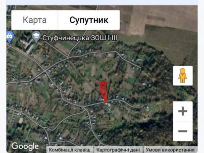 Продаж землі 31 сотка з садом в Стуфчінці за 9000$