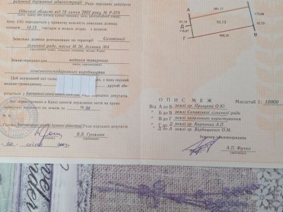 Земля сельхоз- назначения 10.13 га. Южное