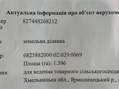 Пай в оренді Хмельницкий