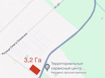 Земельна ділянка м.Бровари 2,3 Га торгівельний/офісний центр Бровари