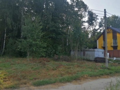 Ділянка біля річки та лісу