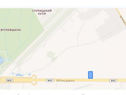 Фасадный земельный участок на Броварской окружной (60 сот.) Бровары