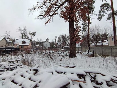 Ділянка в Лісової Бучі, газ, асфальт,  сосни, під житлове будівництвою