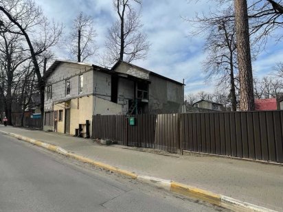 Земельна ділянка 13,4 сот., будинок 110м, сарай-гараж, торг. павільйон