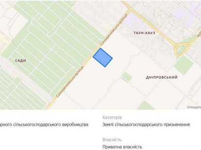 Продаж зем. ділянки 2,37 га на першій лінії по вул. Симиренківська