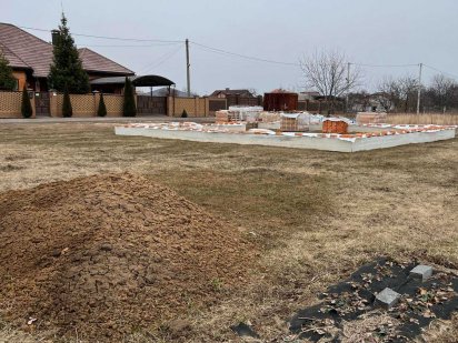 Фантастична ділянка в Рибцях з розпочатим будівництвом Полтава