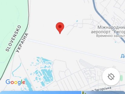 Участок 800 м від Словацького кордону біля Аеропорту Ужгород Ужгород