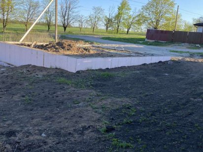 Участок с фундаментом Степное 3 минуты от орех кольца