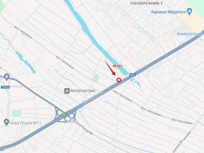 Земельна ділянка Донецьке шосе 0,095га Дніпро