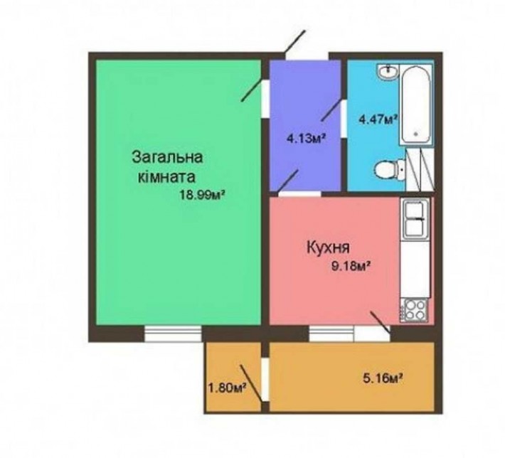 Терміново продам 1-но кімнатну квартиру в новому зданому будинку - фото 1