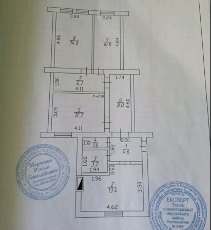 Продаж 3-х кімнатної квартири р-н Дніпровскої - фото 1