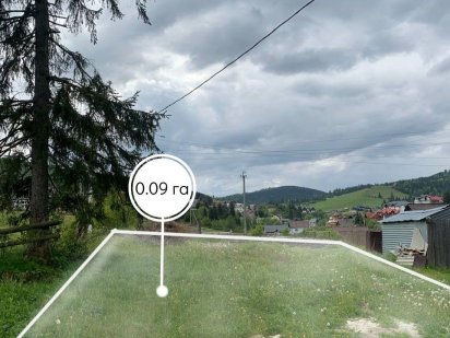 Земельна ділянка в Поляниці 0.096 га Яремче