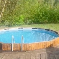 Будинок біля лісу з басейном Киев