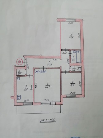 Продам трикімнатну квартиру на Червоній горі - фото 1