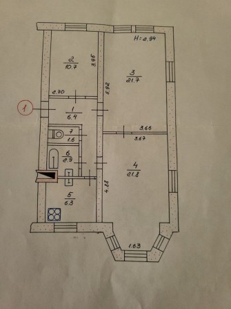 Продається 3-х кімнатна квартира - фото 1