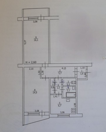 Продаж 2-кімнатної квартири, центр, червона лінія - фото 1