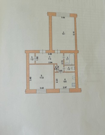 Продам 2-х комнатную квартиру в г.Шостка - фото 1