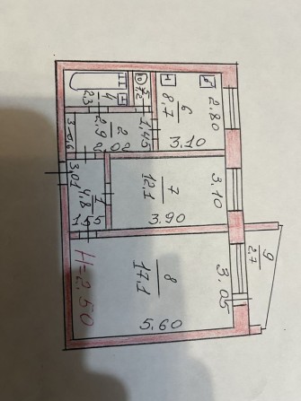 Продам 2 комнатную квартиру - фото 1