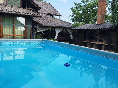 Дом с каркасным бассейном под Черноморском Черноморск