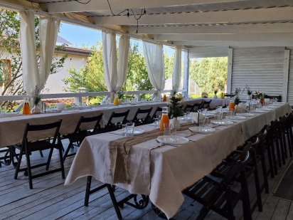 Альтанка на 60 осіб Корпоратив,Чан, лазня,Бассейн з підігрівом