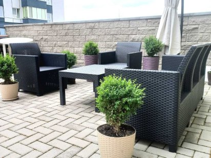 Аренда 1км квартири з терасою подобово, посуточно, потижнево Ирпень