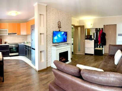 Люкс с камином на Бородинском. 2х комн.студия. Правый берег. 9 больн.