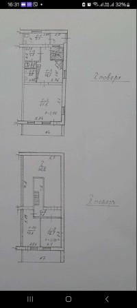 Продам 2 эт дом с подвалом 46м , гараж 31м  Широкая Балка рн оранжерея - фото 1